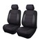Flying Banner car seat Covers Quality Carbon Fiber Air Mesh Fabric Sport Low High Back Bucket Back Pocket Arm Rest 2 Fronts Low Bucket Black