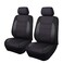 Flying Banner car seat Covers Quality Carbon Fiber Air Mesh Fabric Sport Low High Back Bucket Back Pocket Arm Rest 2 Fronts Low Bucket Black