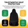 Waterproof SeatShield EliteSport Front Seat Cover Universal Fit Waterproof Sweatproof OdorResistant and Machine Washable Car Seat Protector with NonSlip Underlayer for Pet Travel and Outdoor Adventure