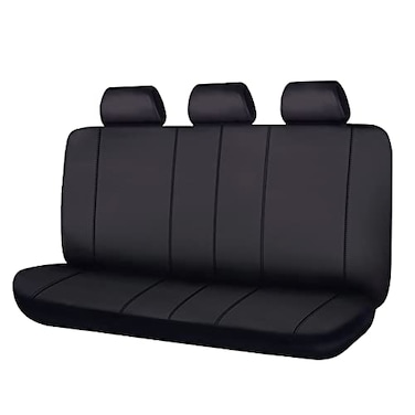 Flying Banner Rear Bench car seat Covers car seat Protectors Split 4060 5050 6040 Solid Black Value