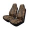 TOYOUN Camo Universal Front Car Seat Covers Waterproof Highback Bucket Seat CoversFit Most Cars Trucks SUVS Vans 2 PCS Auto Fabric Seat Covers Camouflage Forest Pattern Car Seat Protector