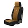 Carhartt Universal Nylon Duck Canvas Fitted Bucket Seat Cover Durable Seat Protection with Rain Defender Single Black and Carhartt Brown