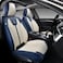FLORICH Front Seat Covers Leather Seat Covers Universal Car Seat Covers 2PCS Waterproof Car Seat Protector Driver Seat Cover Accessories for Trucks SUV SedansBlueWhite