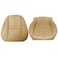 SecosAutoparts Driver Bottom and Top Lean Back Leather Seat Covers Tan Compatible with Chevy Silverado Compatible with GMC Sierra Tahoe Suburban Avalanche Yukon 2007 2008 2009 2010 2011 2012 2013 2014