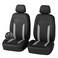 carleef 4PCS Cooling Car Seat CoversBreathable Front Seat Covers with Mesh Construction and Foam PaddingCar Seat Protector to Reduce Back SweatingUniversal Car Interior for Car SUV Gray