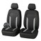 carleef 4PCS Cooling Car Seat CoversBreathable Front Seat Covers with Mesh Construction and Foam PaddingCar Seat Protector to Reduce Back SweatingUniversal Car Interior for Car SUV Gray