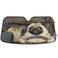Oarencol Fun Pug Dog Driving Car Windshield Sun Shade Foldable UV Ray Sun Visor Protector Sunshade to Keep Your Vehicle Cool 55 x 276