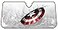 Plasticolor 003756R01 Captain America Marvel Broken Shield Accordion Bubble Sunshade