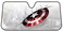 Plasticolor 003756R01 Captain America Marvel Broken Shield Accordion Bubble Sunshade