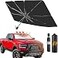 Pumuieat Foldable Car Windshield Sun Shade Umbrella Fit Sedan SUV Pickup Truck Most Vehicles Car Window Shades Front Windshield Sunshade