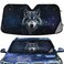 ALAZA Car Sun Shade Wolf Windshield Sunshade Protector for Car SUV Front Window 55 276inch