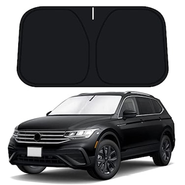 D-Lumina DLumina Windshield Sun Shade for 20182025 Volkswagen VW Tiguan Accessories Front Window Sunshade Sun Visor Protector Block UV Rays Heat Foldable 2 Layers 210T Material