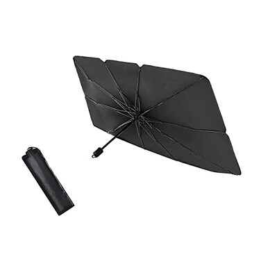 Sodcay Windshield Sun Shade Umbrella Foldable Car Sun Visor Protector Reflector for UV Ray Block and Heat Protection 31 x 55