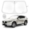 SHINEHOME Car Windshield Sun Shade Compatible with 20172023 2024 2025 2026 Mazda CX5 CX5 Accessories Sport Touring Grand Touring 4 Door Crossover Foldable Sunshade Custom Windshield Sun Visor