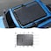 JWWY Sunshade Mesh Sun Shade Bikini Top Roof Sunblock Mesh Heat Shield Mesh for 20212026 Ford Bronco Accessories Foldable Sun Shield Upgrade Reflective Polyester Cover Block Heat Block UV Rays 2Door