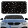 Woanger Windshield Sun Shade Foldable Car Front Window Covers for Car Accessories Sun Heat UV Rays Visor Protector Protection for Universal Cars SUV TruckNight