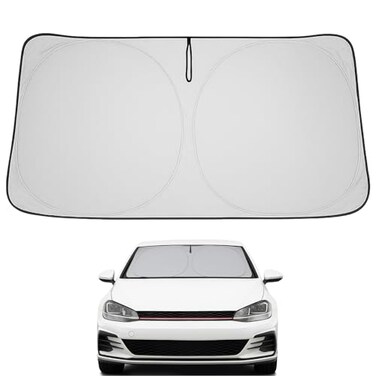 Proadsy 2026 Upgrade Front Windshield Sun Shade Foldable Sunshade Protector Custom Fit 20152021 Volkswagen Golf GTI Accessories