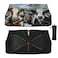 Socira Cow Car Windshield Sunshade Umbrella Foldable Cattle Umbrella Driver Sun Shade Windshield Cover Funny Sunshade Cow Car Accessories Blocks Uv Rays Keeps Cool 57 X 30