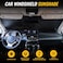 LEVOTIYER Car Windshield Sun Shade Reflector Sunshade Offers Ultimate Protection for Car Interior Cool Reflective Sun Blocker Fits Small Sedans Mini SUVs