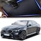 Autovir Car Windshield Sun Shade 280T Reflective Front Window Sun Blocker Heat Shield Automotive Sun Protection Privacy Curtains Foldable with Storage Bag Car Accessories Fits Coupe Hatchback