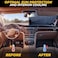 Autovir Car Windshield Sun Shade 280T Reflective Front Window Sun Blocker Heat Shield Automotive Sun Protection Privacy Curtains Foldable with Storage Bag Car Accessories Fits Coupe Hatchback