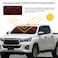 Woanger Windshield Sun Shade Foldable Car Front Window Covers for Car Accessories Sun Heat UV Rays Visor Protector Protection for Universal Cars SUV Truck Rose