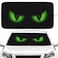 Gayruaicjz Green Eyes Car Windshield Sun Shade Foldable Sunshade Front Window Cover Sun Visor Protector Accessories 59x275 inches