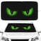 Gayruaicjz Green Eyes Car Windshield Sun Shade Foldable Sunshade Front Window Cover Sun Visor Protector Accessories 59x275 inches