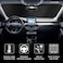 SZYUCHEN Car Windshield Sun Shade Sunshade Compatible with Porsche Macan 2026 2025 2024 2023 20222014 Accessories Foldable Car Front Window Sun Shield Visor