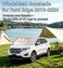 LEIMINMAOYI Windshield Sunshade for Ford Edge Accessories 20152024 4Layer 240T Enhanced UV Heat Insulation Sun Visor Front Windshield Window Sun Shade Cover UV Heat Blocker Protector