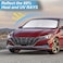 INSAUTO Custom Fit Sunshade for Elantra Windshield Sun Shade for 20212024 2025 2026 Hyundai Elantra Accessories Heat Insulation and Cooling Front Window Cover for Windshield for Elantra Interior Prote