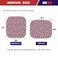 Gven Windshield Sun Shade 2pcs with Bonus Pink Car Sunshade for Front Window Shades 2025 Technology Reflect UV and Heat Sun Visor Automotive Accessories Interior Sun Protection Pink Leopard M