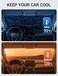 Proadsy Windshield Sun Shade Umbrella for Lexus ES 20192025 ES350 ES300h Foldable Car Umbrella Sunshade with Soft TPU Handle Spring Structure Crystal Cooling Material Protect Car from Rays Heat