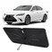 Proadsy Windshield Sun Shade Umbrella for Lexus ES 20192025 ES350 ES300h Foldable Car Umbrella Sunshade with Soft TPU Handle Spring Structure Crystal Cooling Material Protect Car from Rays Heat