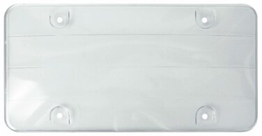 Custom Accessories 92615 Custom Covers Clear Unbreakable License Plate Shield
