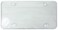 Custom Accessories 92615 Custom Covers Clear Unbreakable License Plate Shield