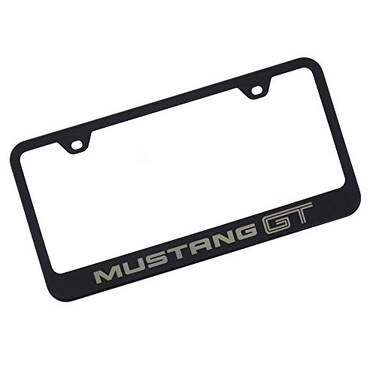 AU-TOMOTIVE GOLD AuTomotive Gold INC Ford Mustang GT Black License Plate Frame