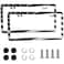 lengnoyp 2PCS Premium American Flag License Plate Frame Black License Plate Frames 2 Holes Solid Stainless Steel License Plate Holder Universal Car License Plate Frame for USA Flag by Lengnoyp