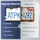QUANQIUFEI 2 Pack License Plate Frames Stainless Steel Car License Plate Cover Car Accessories with Screw Caps Grey and Black
