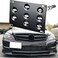 SZRWOPLO Tow Hook License Plate Mounting Bracket Holder Compatible with MercedesBenz W204 CClass W212 W213 EClass C117 CLA GLK GLC W166 GLE ML Front Bumper Adapter NoDrill Relocation Kit Black