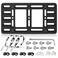Podestaa Front License Plate Bracket Holder 2 Drill License Plate Mount Universal Bumper Car Tag Frame Mounting kit