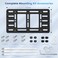 Podestaa Front License Plate Bracket Holder 2 Drill License Plate Mount Universal Bumper Car Tag Frame Mounting kit