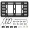 Podestaa Front License Plate Bracket Holder 2 Drill License Plate Mount Universal Bumper Car Tag Frame Mounting kit