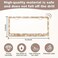 QUANQIUFEI 2 Pack Bling License Plate Frames for Women Sparkly Rhinestone Diamond Car Accessories with Glitter Crystal Caps Champagne