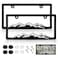 XCLPF Mountain License Plate Frames Plastic License Plate HolderUniversal Car Tag Bracket Off Road Style License Plate Holder Cover for Mountains Enthsusiast 2 Packs 2 Hole Rust Proof Heavy Duty