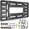 RCKJNJ Front License Plate Bracket Holder Universal Front Mounting Kit Plastic Bumper Car Tag Adapter with Copper Threaded with Screws Caps and Stainless Steel Zip Ties