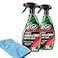Turtle Wax 50834 1Step Wax and Dry Quick and Easiest Step to High Shine for Cars Trucks Motorcycles and RVs 26 oz Double Pack with Microfiber Towel