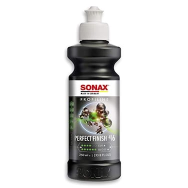 SONAX Perfect Finish 250ml Scratch and Swirl Remover Polish Machine Polish Paint Correction Polish High Gloss Black Paint Polish No Fillers Paint Correction 845 fl Oz