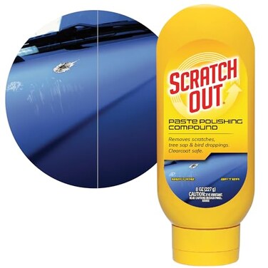 Formula 1 Scratch Out Paste Car Scratch Remover and Polishing Compound for Moderate Scratches and Surface Correction 8 oz