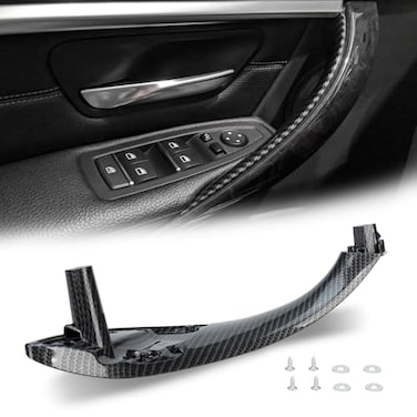WEILEITE Front Left Driver Side Interior Inner Inside Door Pull Handle Grab Fit for BMW 320328330335M3 F30F31F34F80 3 Series 20122018 and 418420428430435M4 F32F33F36F82F83 4 20142017